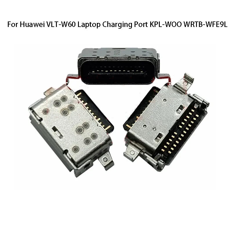 1pc USB Jack Socket Connector For Huawei VLT-W60 Laptop Charging Port KPL-WOO WRTB-WFE9L Tail Charging USB Adaptor
