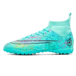 FG/TF Soccer Shoes Society Men's Football Boots Grass Anti-Slip Outdoor Training Cleats Futsal Sneakers Children Sports Footwear