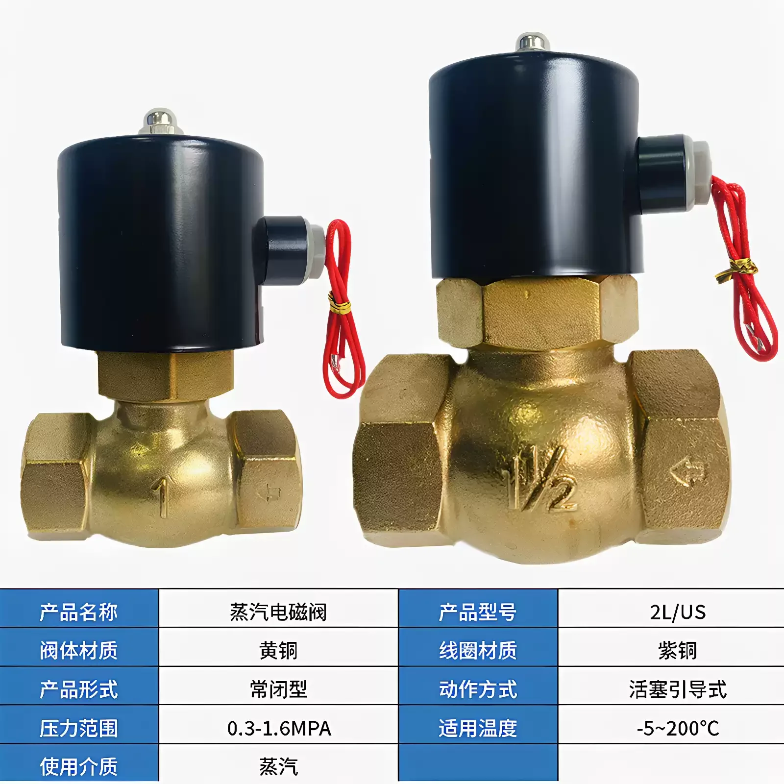 High Temperature Steam Solenoid Valve, 2 Way Control Valve, DN15/DN20/DN25, 220V/24V, 4/6 Points, 1 Inch