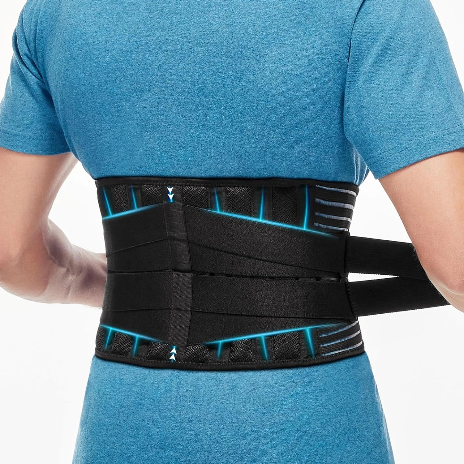 

Maximum Relief Ultimate Comfortable Breathable Lower Back Pain Relief Support Belt - All-Inclusive Lumbar Support for Sciatica -