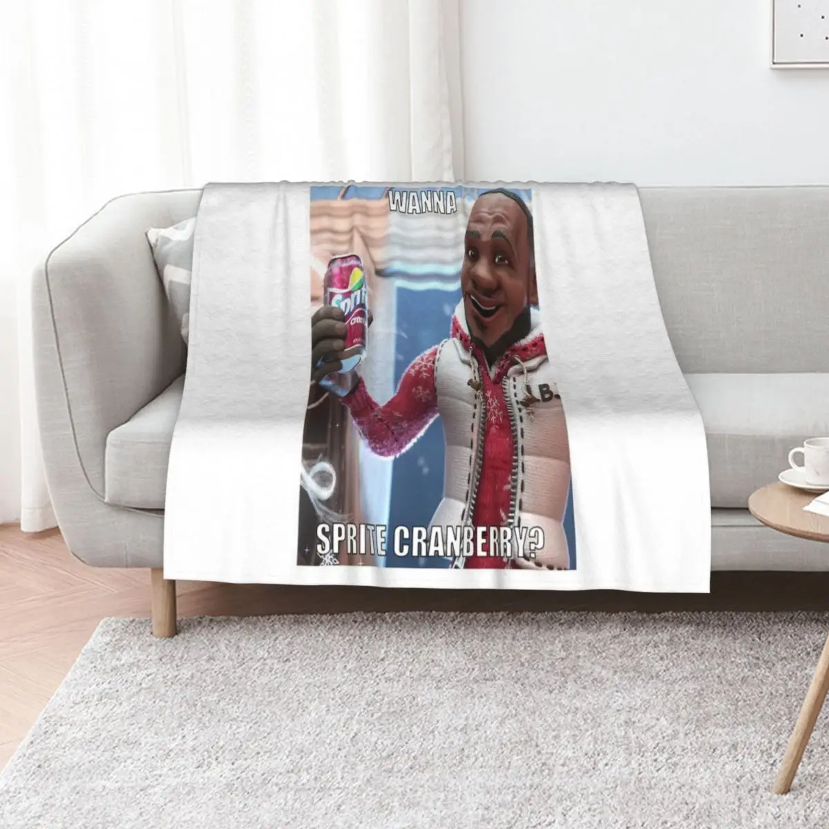 Sprite Cranberry - Wanna Sprite Cranberry Throw Blanket Plush Fuzzy Cozy Blanket for Couch Sofa
