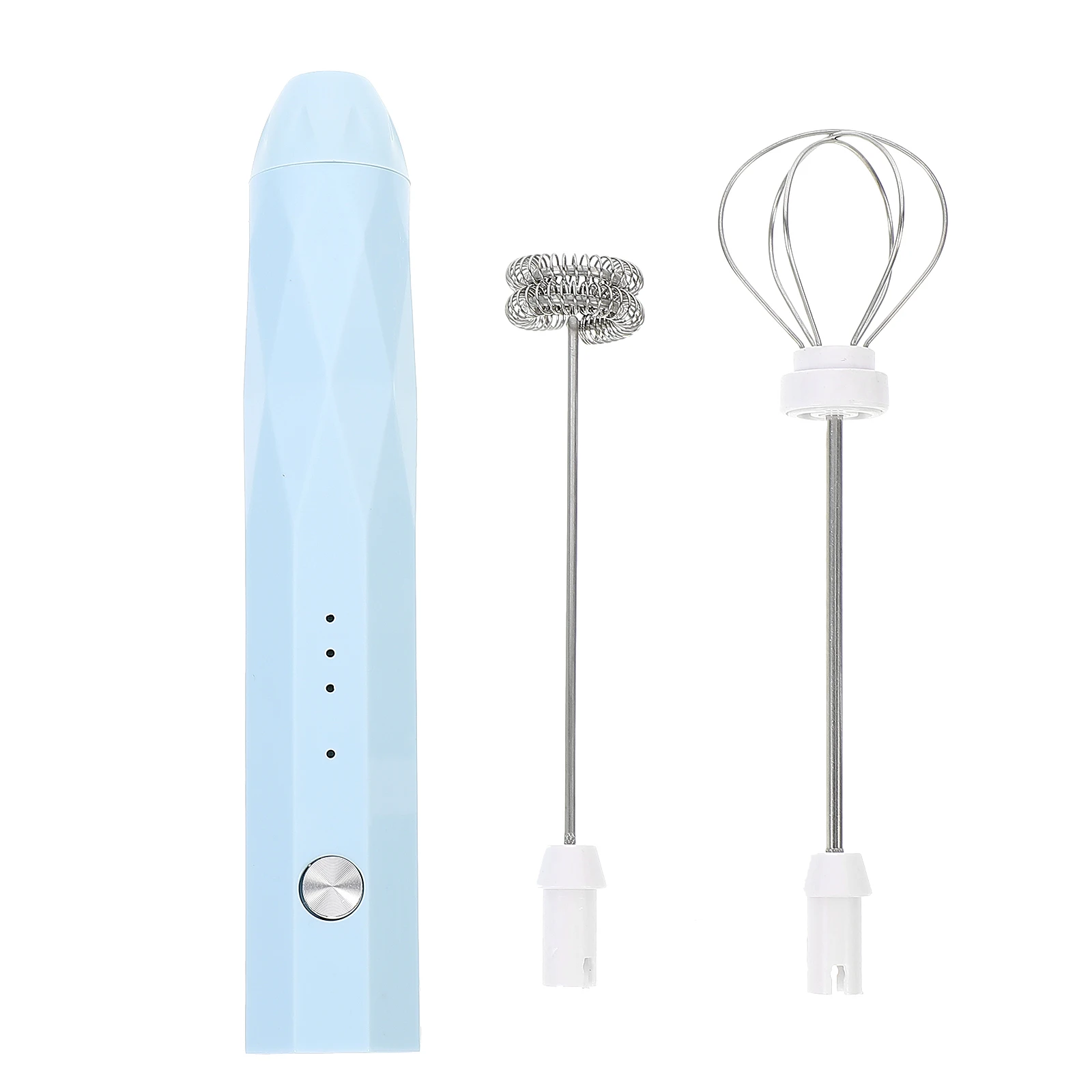 

Portable H held Electric Milk Frother Coffee Mixer Stainless Steel Eggbeater Multifunctional Bubbler Kitchen Bar Tool