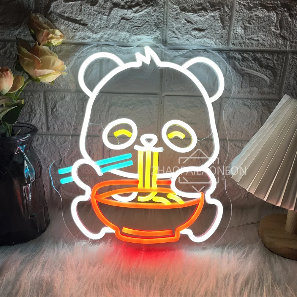 

Ramen Noodles Neon Led Sign Room Wall Decor Bowl Led Neon Lights USB Noodle Food Shop Restaurant Bedroom Decoration Neon Signs
