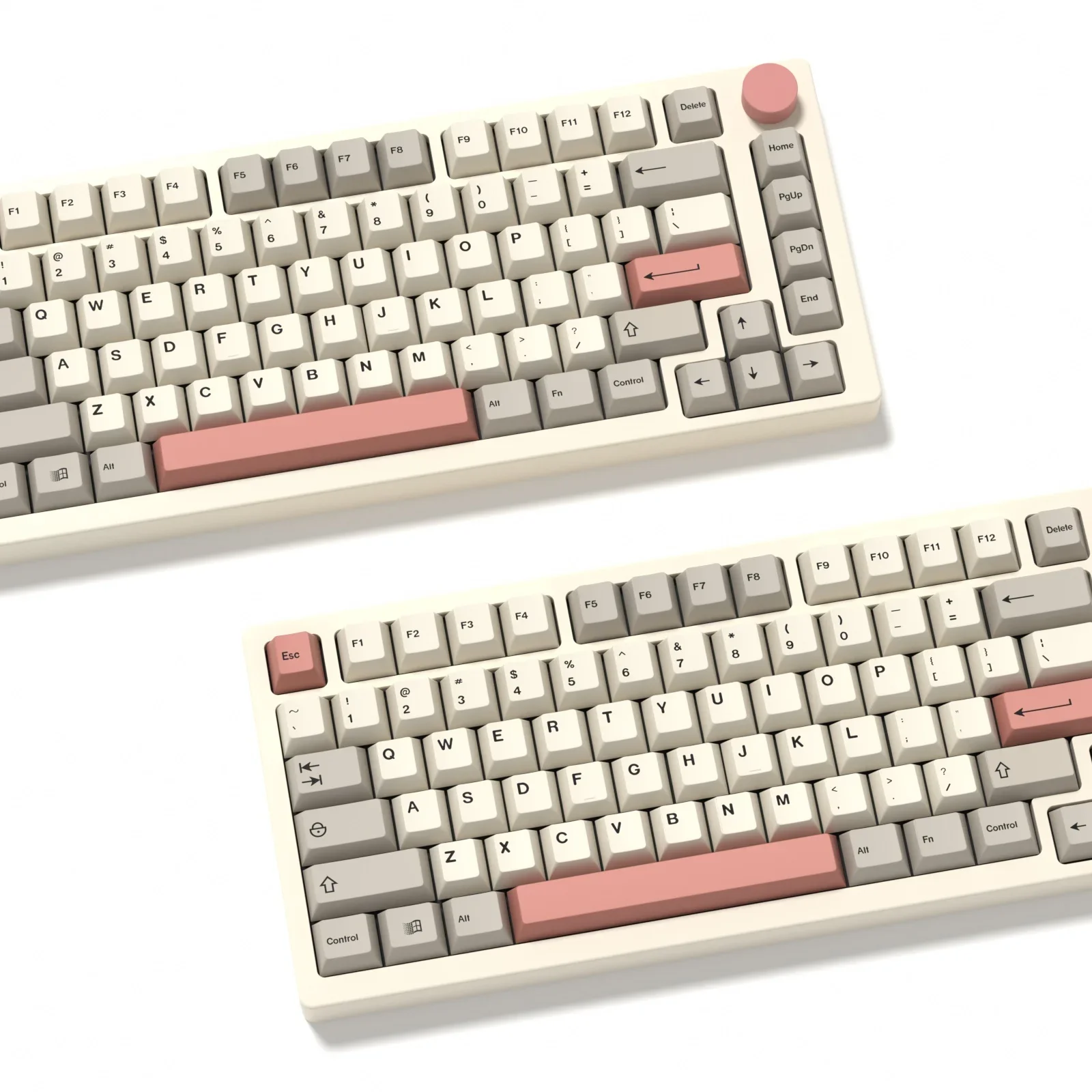 KBDiy GMK 9009 Keycaps Cherry Profile PBT Keycap Retro Set Coutom for Mechanical Keyboards Game 134 Keys MX Switches for GMK75