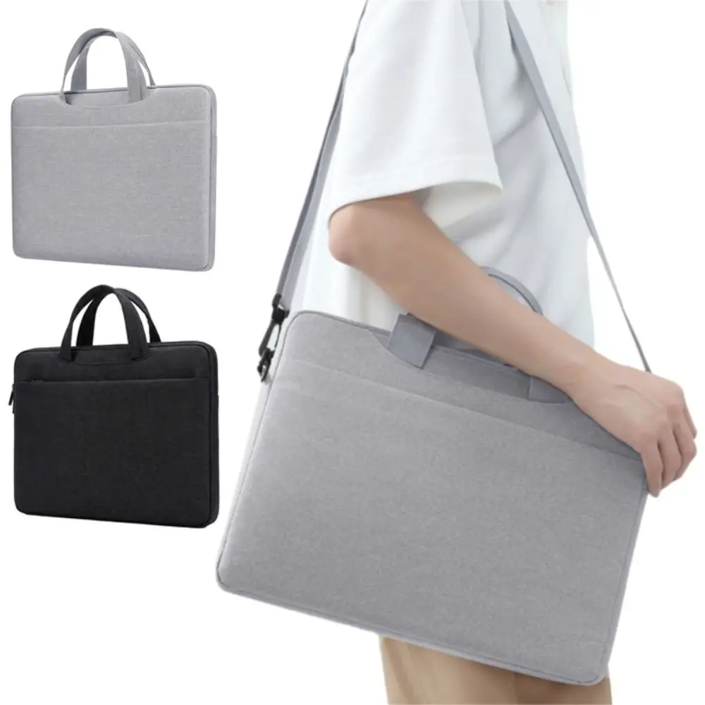 Shockproof Laptop Bag Anti Scratch Large Capacity Document Carrying Case Fashion Casual Laptop Handbag for Lenovo/HP/Dell/Asus