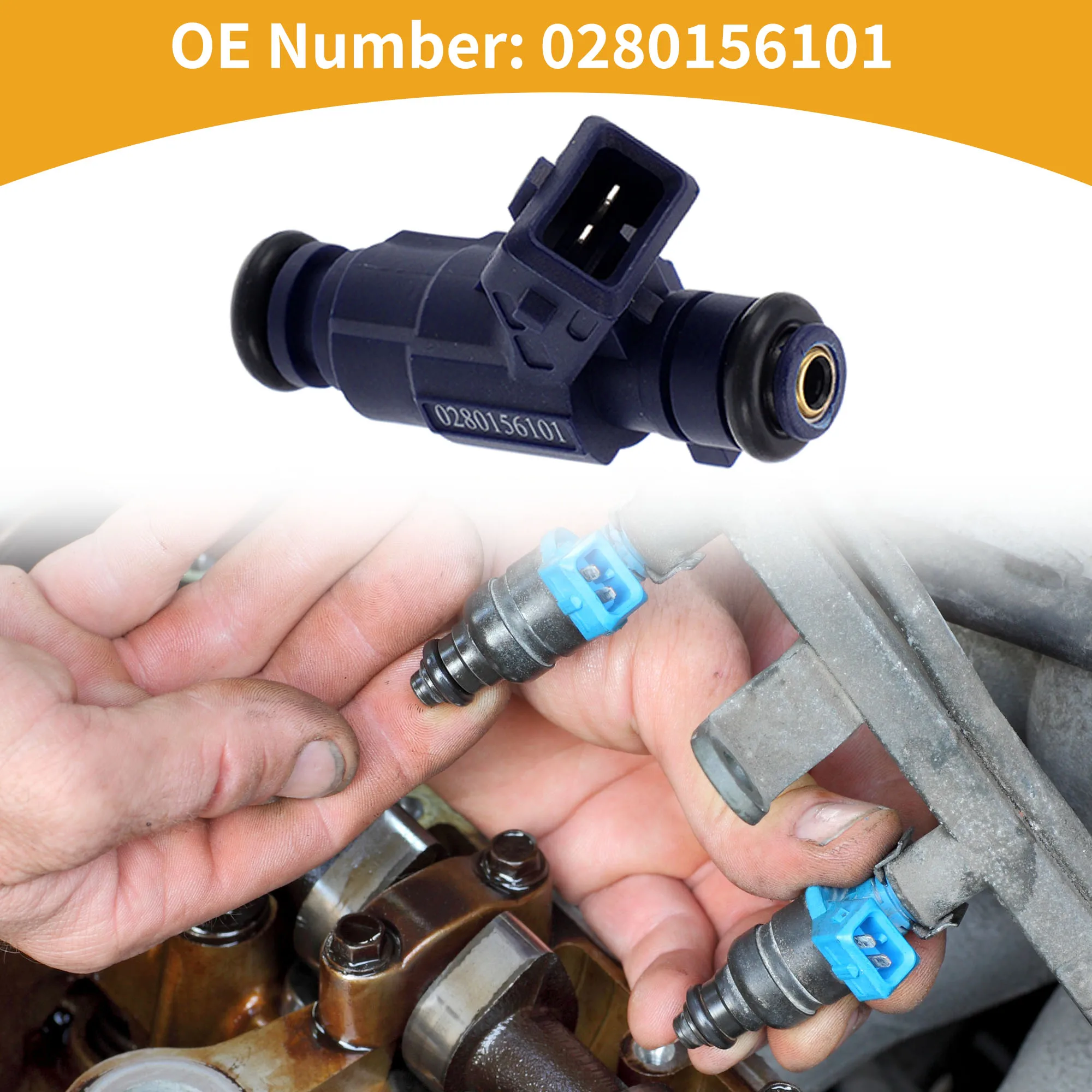 

UXCELL 1 шт. No 0280156101 Топливная форсунка для Porsche Cayenne S 4.5L V8 2003-2006 гг.