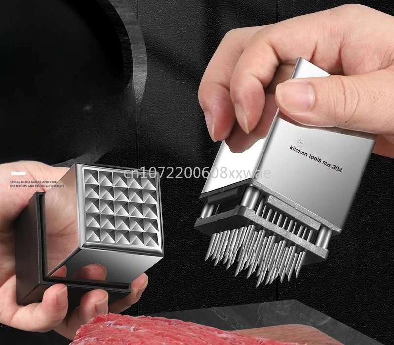 

Meat loosening needle tendon breaker, stainless steel for household steak, meat hammer artifact