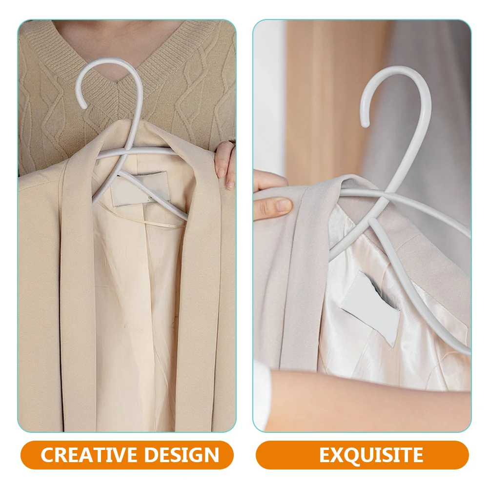 

5pcs Non-Slip Clothes Heavy Duty Plastic Anti-Skid Clothing Household Coat Hangers Pants Holding Hangers Clothes Storage