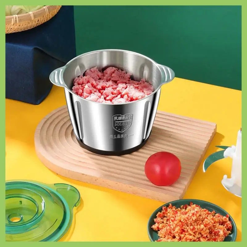 

A56T-1 шт. электрическая мясорубка 3л блендеры из нержавеющей стали многофункциональная овощерезка слайсер бытовая мясорубка с вилкой европейского стандарта