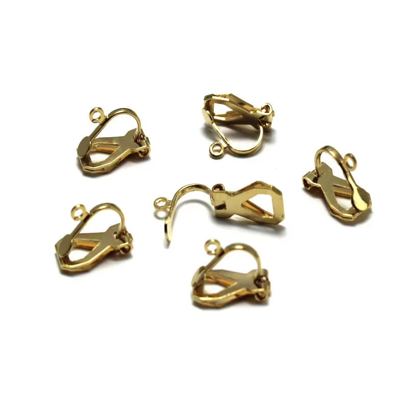 20 Stück Edelstahl-Ohrclips ohne Piercing, Clip-On-Ohrringe, Konverter für DIY-Schmuckherstellung, Zubehör, Bastelmaterialien – Detail 2