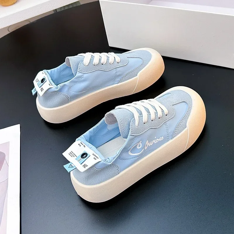 

2024New Fashion Women's Casual Shoes Platform Designer Sneakers Comfortable Solid color Walking Flats Breathable Vulcanize Shoes