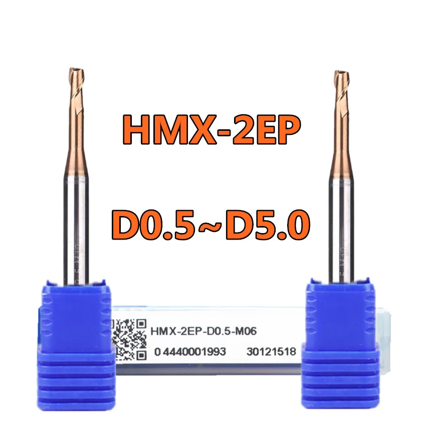 

ZCC.CT HMX-2EP-D0.8-M04/HMX-2EP-D0.8-M06/HMX-2EP-D0.8-M08/HMX-2EP-D0.8-M10 HMX-2EP Two edged Long Neck Short Blade Flat end mill