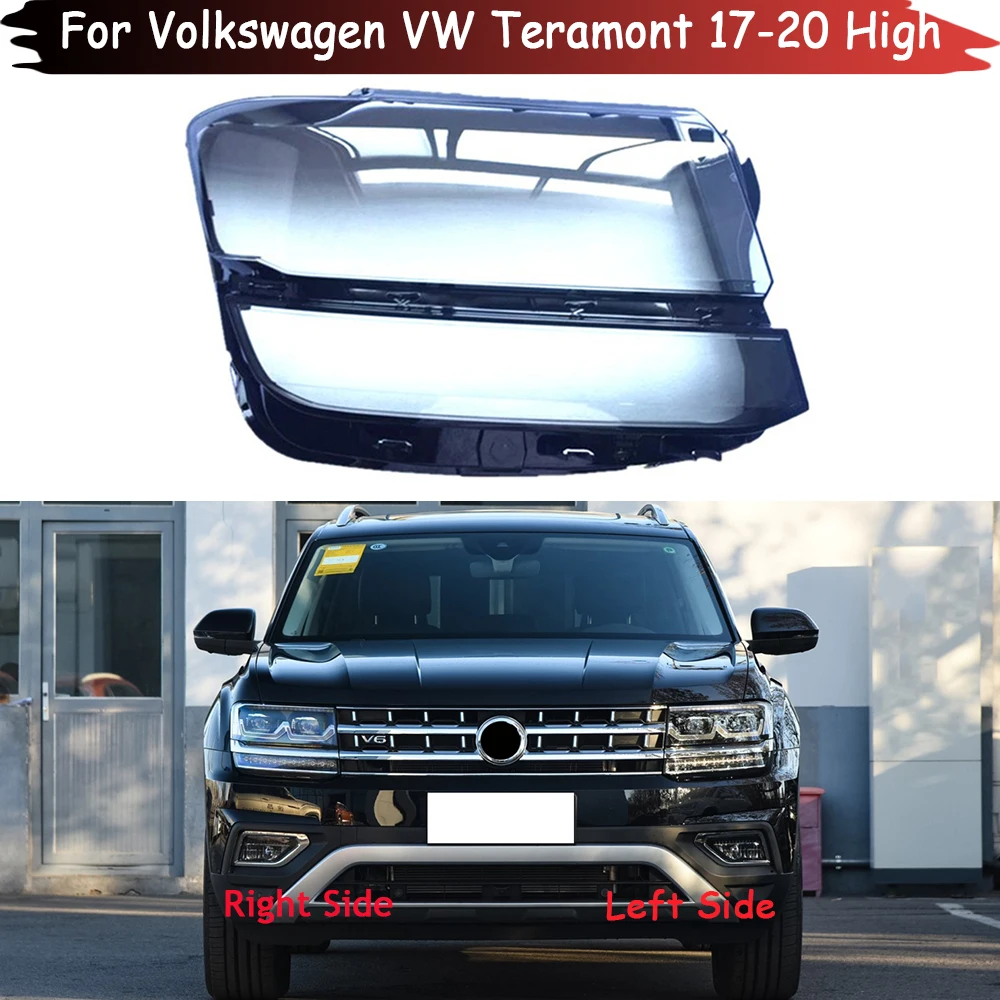 

For Volkswagen VW Teramont 2017 2018 2019 2020 Headlamp Cover Transparent Lampshade Headlight Shell Lens Plexiglass