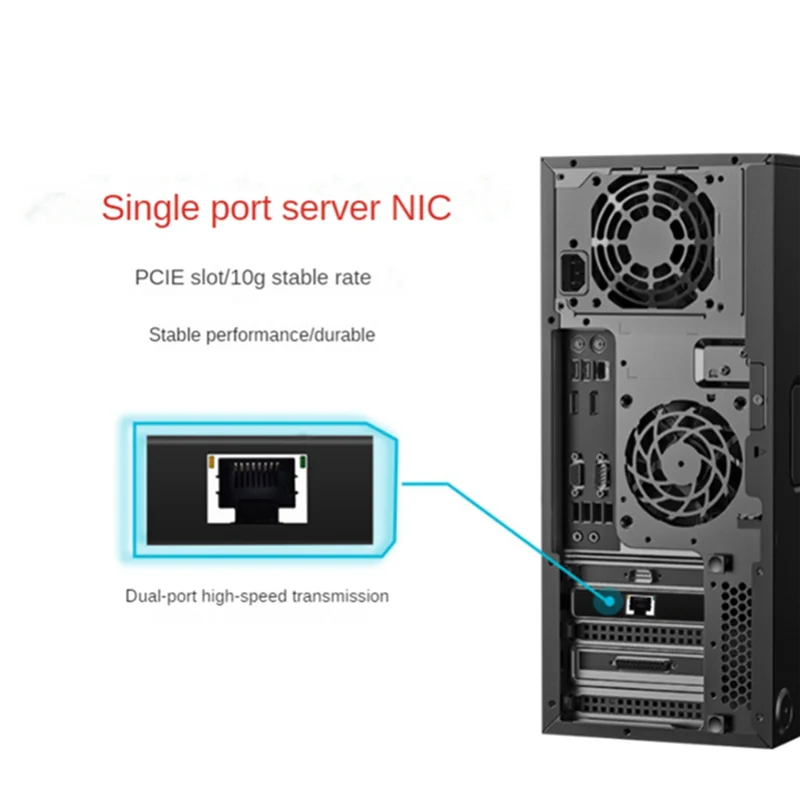 

PCIE к RJ45 с одним портом RJ45 10G NIC PXE бесступенчатый загрузочный сервер промышленный компьютер Ethernet сетевой адаптер PCIE