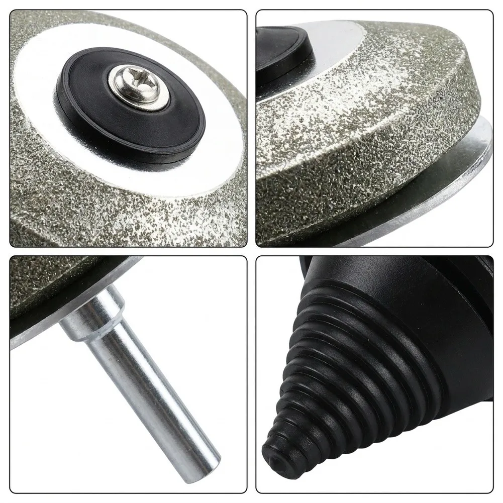 Diamond Coated Lawn-Mower Blade Sharpener 100 Grit For Hand Drill Rotary-Tiller Hedge Trimmer Gardening Tools Accessories