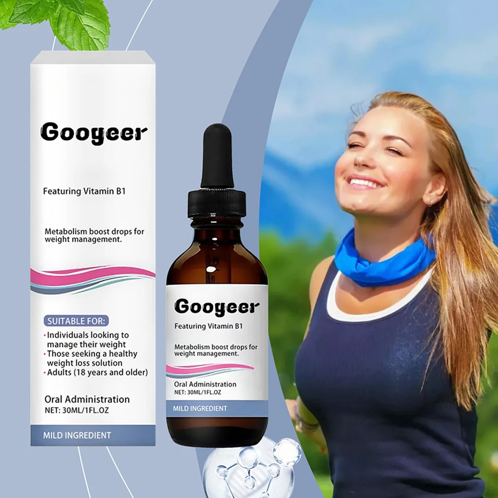Metabolism Boost Drops For Weight Management Fast Absorption Weight Loss Liquid For Men Women Body Care Supplies