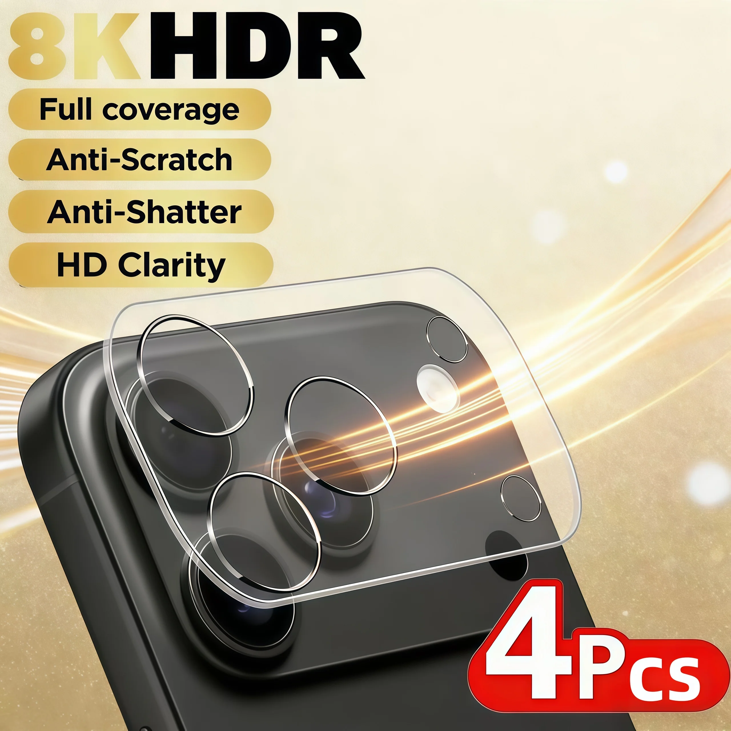 Neue 4PCS Kamera Objektiv Schutz für iPhone 17ProMax Objektiv Schutz Glas für iPhone Air 14 15 16 17 Pro max Plus Gehärtetes Glas