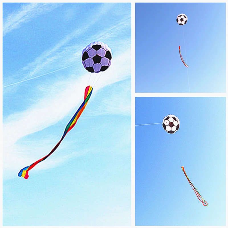 free shipping football kite flying toys for children kites for adults paragliding Kite flying professional wind kites windrad