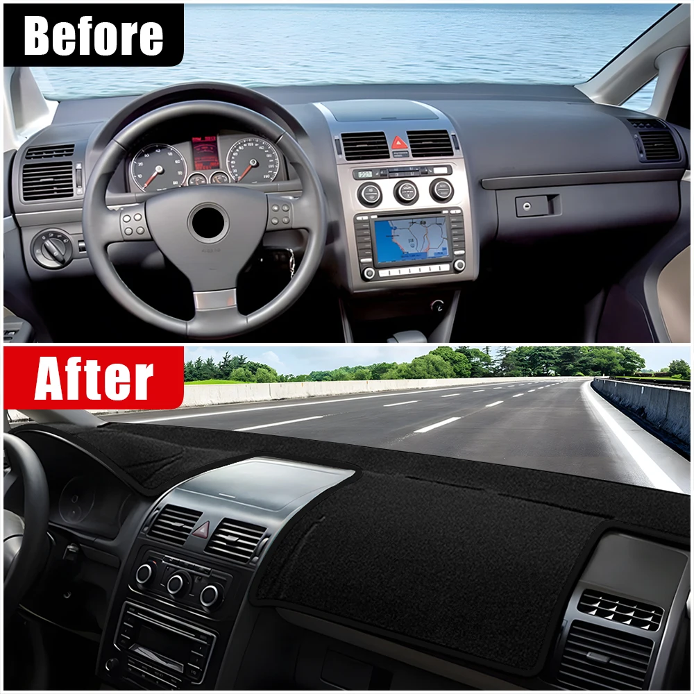 For Volkswagen VW Touran 1T1 1T2 1T3 MK1 2003- 2006 2007 2008 2009 2010 2011 2012 2013 2014 2015 Car Dashboard Cover Accessories