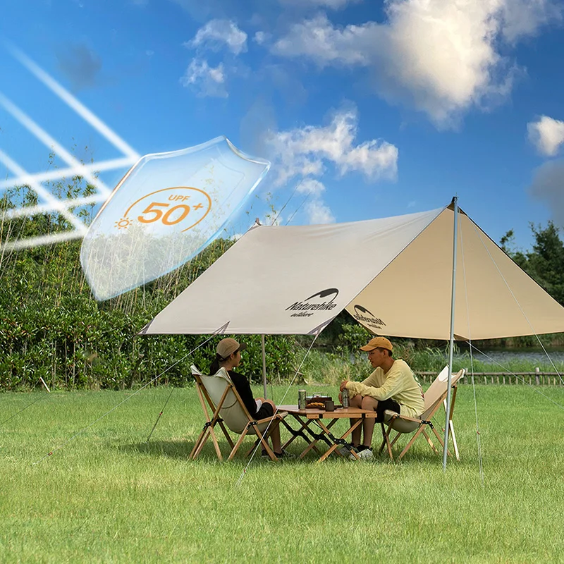 Naturehike UVシェルター（美品） Naturehike GIRDER 4-6 Persons Sun Shelter Sunscreen 4 Seasons