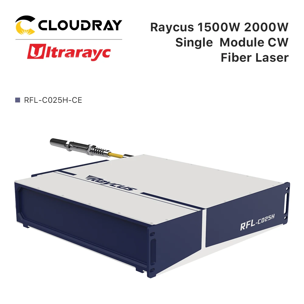 원래 Raycus 1064nm 섬유 레이저 소스 단일 모듈 1-2KW CW 섬유 레이저 RFL-C020H-CE RFL-C025H-CE 용접 기계