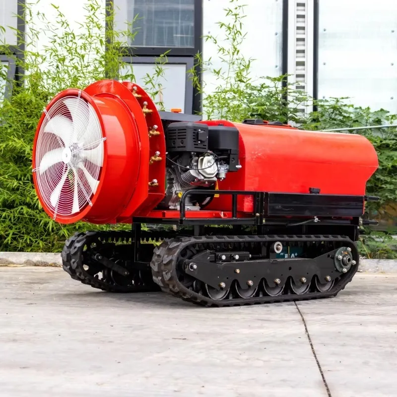 High-capacity 400 L Agricultural Spraying Machine, Remote-controlled Track  Sprayer, Small Intelligent Spraying Machine.