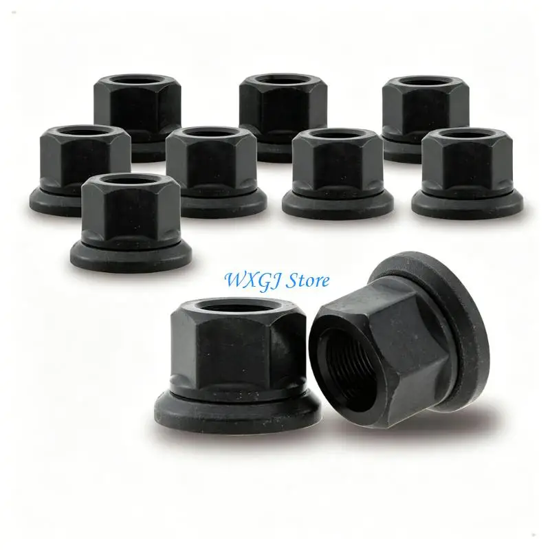37JE Wheel Service Steel Part for Trucks, Two-Piece Build in Black Finish