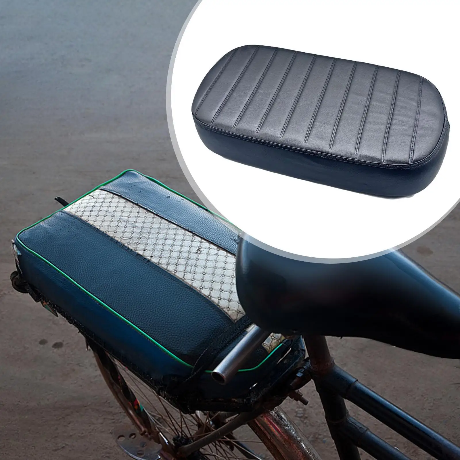 Rücksitzkissen, Fahrrad-Rücksitz, praktisch, universell, einfache Installation, verschleißfest, leicht, Fahrradsattel