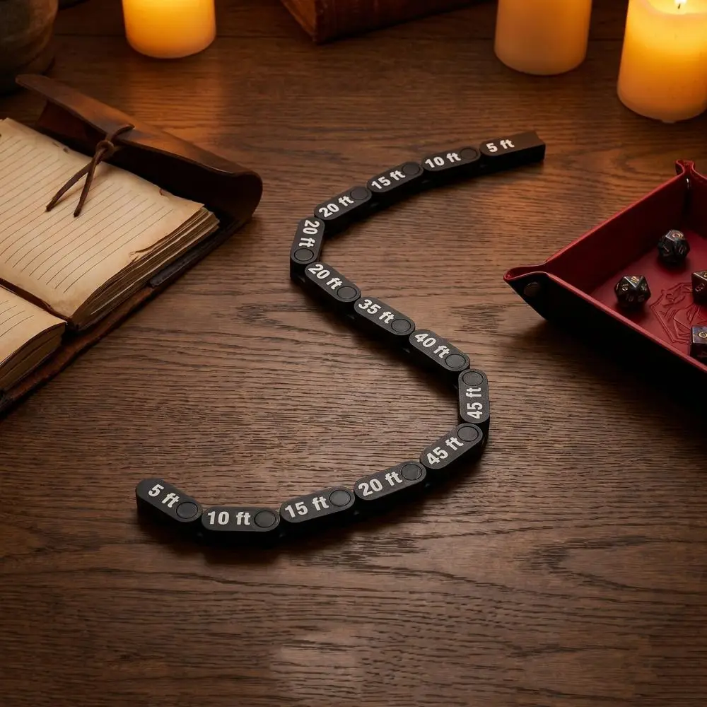 Flexible Articulated Movement Ruler Jointed Articulated Flexible Chain Measuring Gauge Practical Creative Jointed Chain Ruler