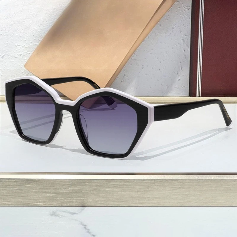 موضة مضلع الاستقطاب النظارات الشمسية النساء الفاخرة العلامة التجارية تصميم الرجال خمر فاسق نظارات شمسية السيدات ظلال الرجعية نظارات UV400