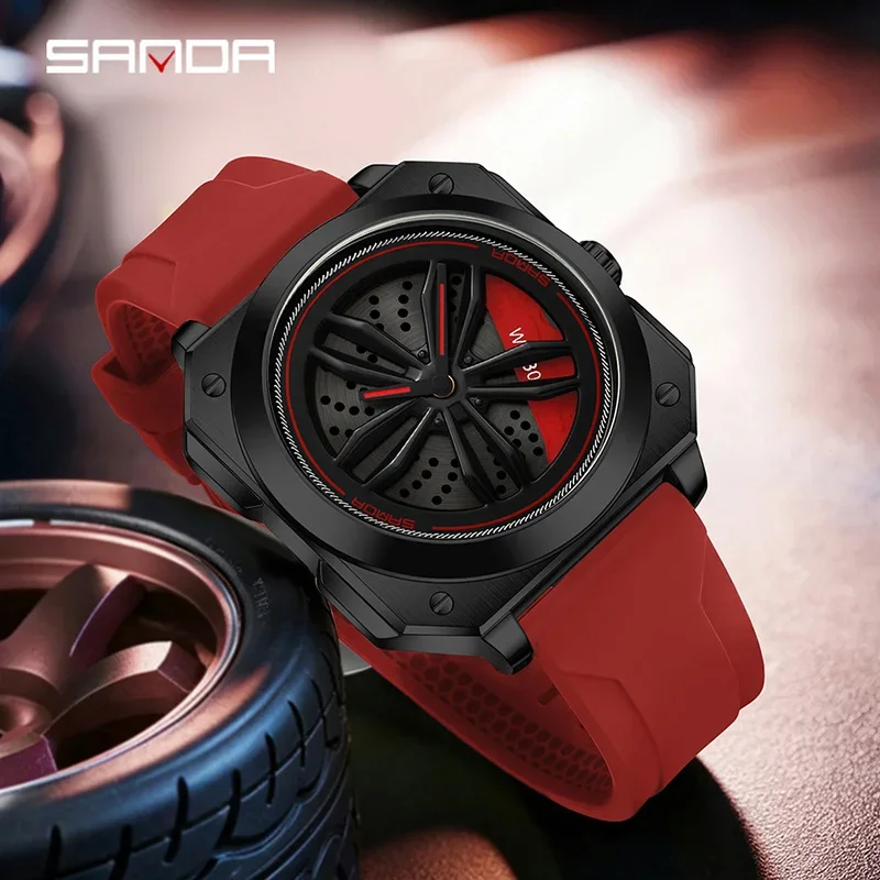 personalized rotatable hollow watch waterproof cross-border hot-selling watch casual student versatile silicone quartz watch