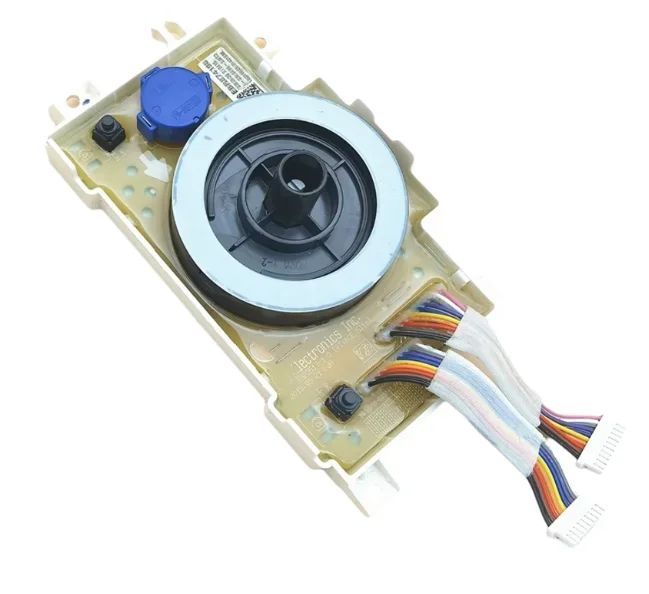 Washing Machine Display Board EBR874198 with Knob Board Control, Panel for Washer Repair Replacement Maintenance Use