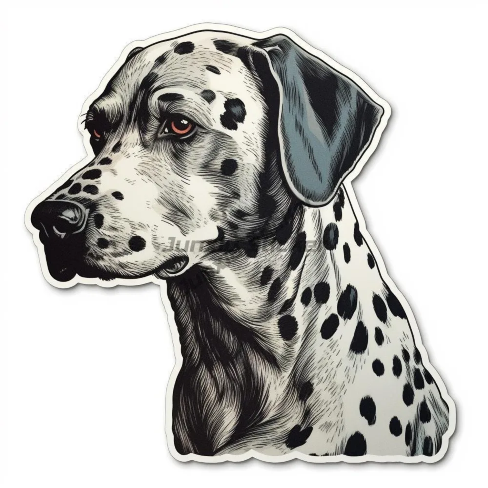 

Dalmatian Dog Vinyl Decal Sticker for Car, Laptop, tumbler, more Camper Decals Bicycle Accessories Aquarium