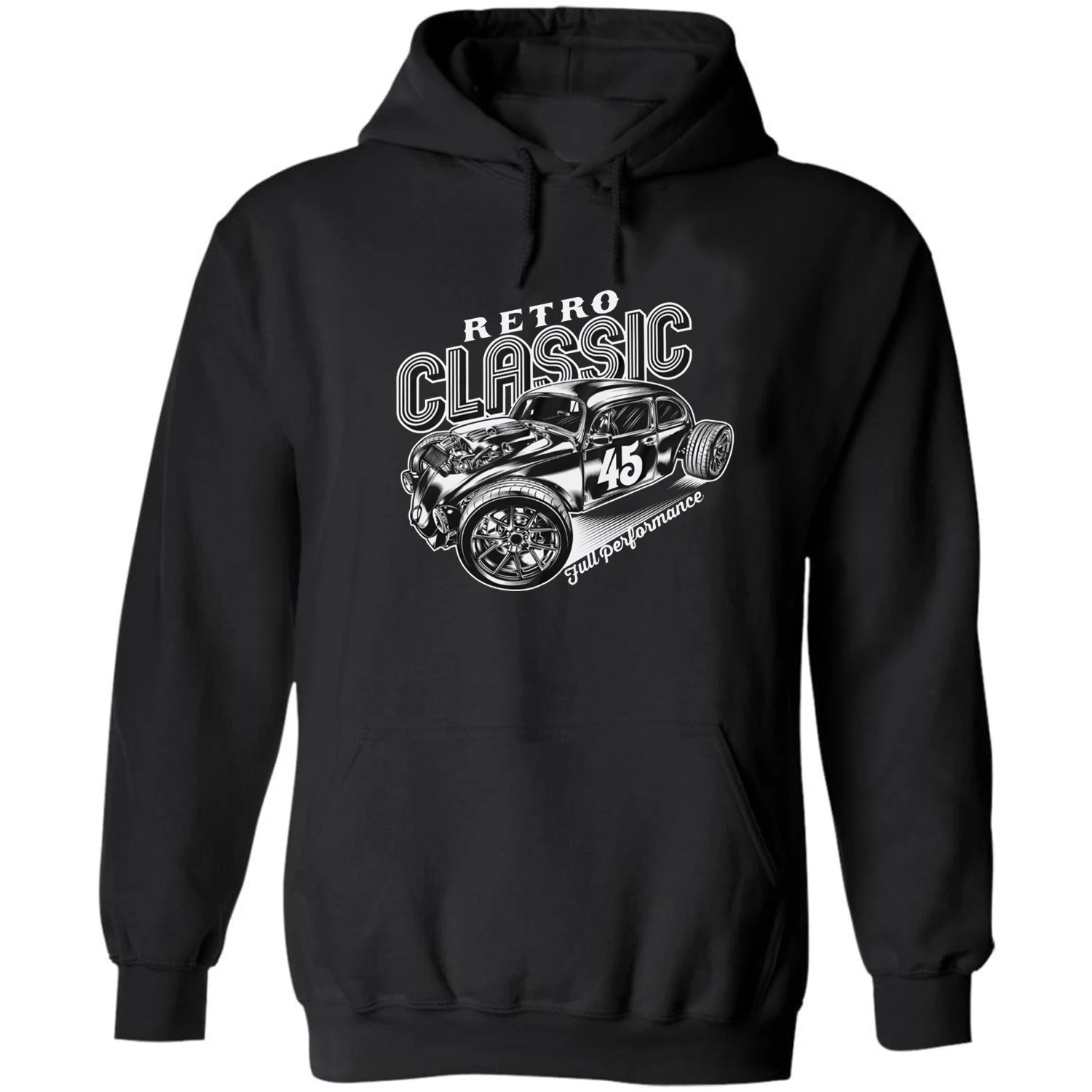 Classic German Hot Rod Full Performance Racer Vintage Car Pullover Hoodie New 100% Cotton Comfortable Casual Mens Sweatshirt