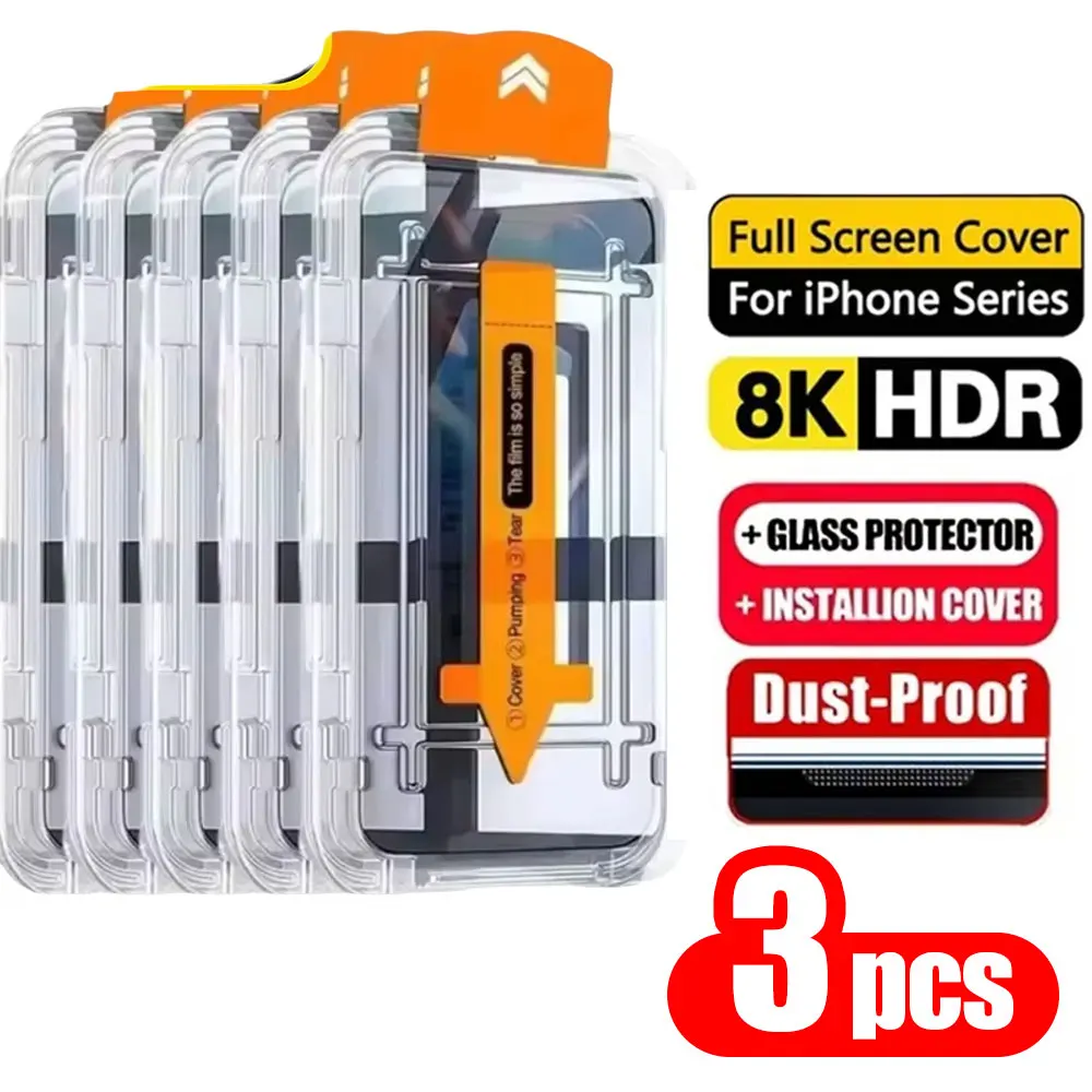 

3PCS Privacy Screen Protector For iPhone 13 12 17 Pro Max 16 15 14 16e 12 Mini XR X Xs 7 8 Plus Air Anti Spy Tempered Glass Film