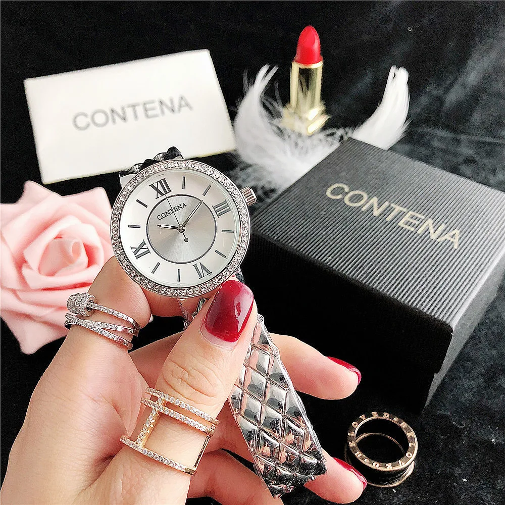 

2023 Women Watches Geneva famous luxury brand fashion women's gold watch casual women's quartz watch women's watch