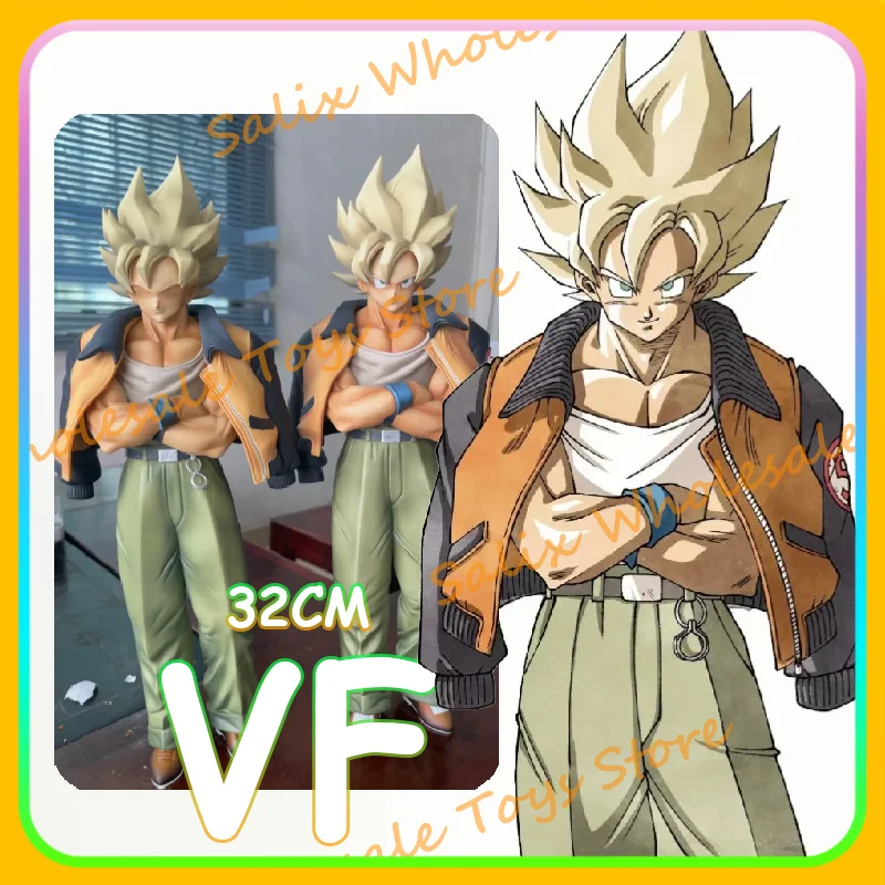 

VF 32cm Dragon Ball Casual Wear Goku Anime Figures Desktop Decoration Anime Gk Figurine Anime Figure Collectible Toys