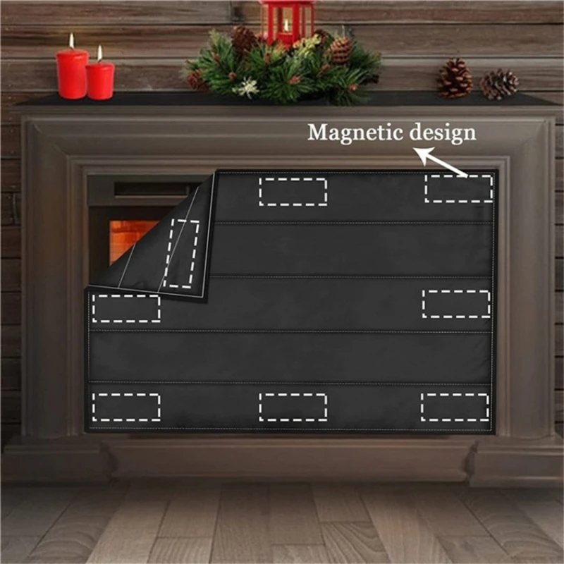 Indoor Fireplaces Vent Covers Chimney Insulation Draft Stopper Screens Magnetic Fireplaces Cover Insulation Blocker