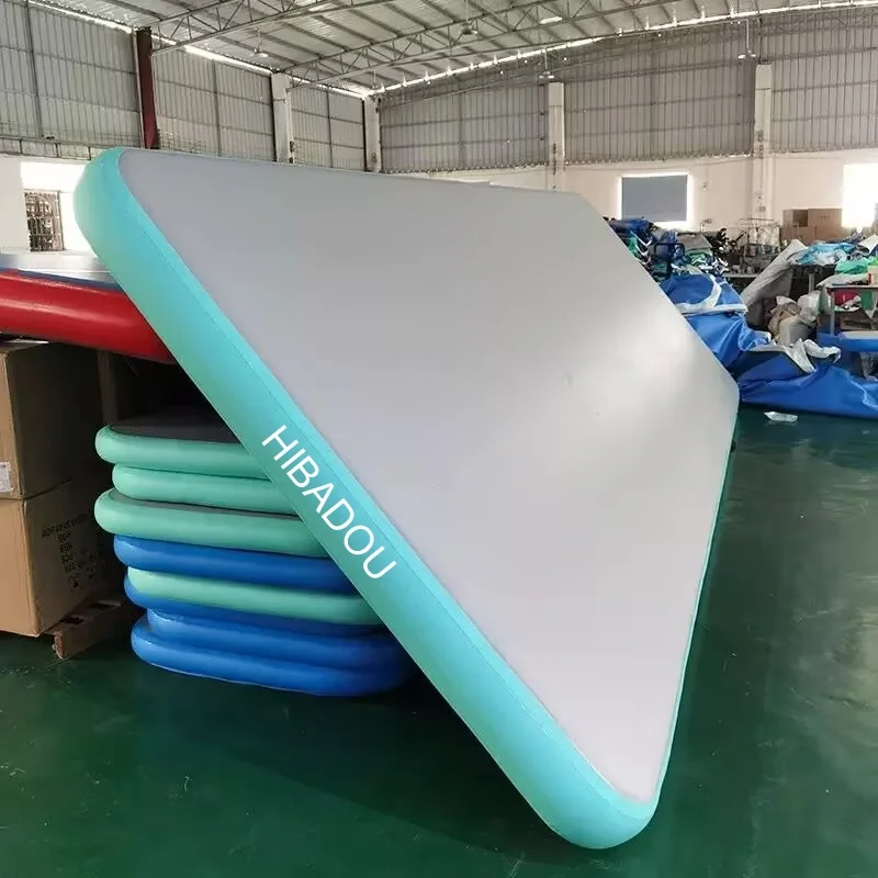 Inflatable Air Tumbling Track for Gymnastics Tumble Mat 20x2x0.2m Inflatable Floor Mats Air Track with Electric Pump
