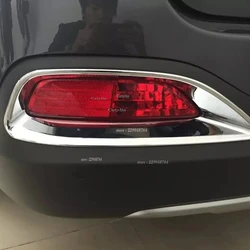 For Kia Sorento 2016 2017 2018 ABS Chrome Car Rear Fog Light Cover Trim Tail Foglight Lamp Trims Car Styling Accessories