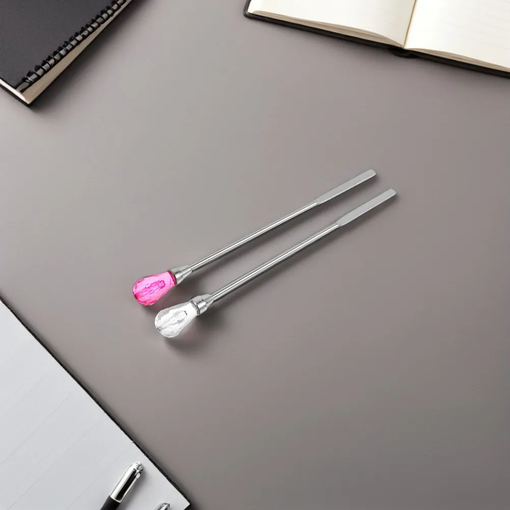 

4Pcs High Temp Resistant Metal Wax Stirrers Wax Seal Making Kit for Envelope Sealing Crafting Even Melting Stirring