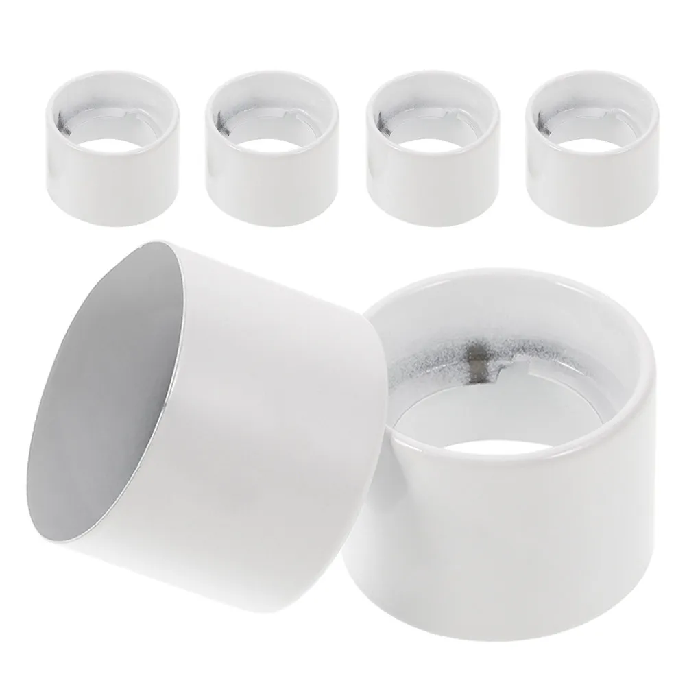 6pcs Lamp Shade Collar Rings Metal Threaded Socket Retainer For E26 E27 Medium Base Glass Lamp Shades Light Fixtures Chandeliers