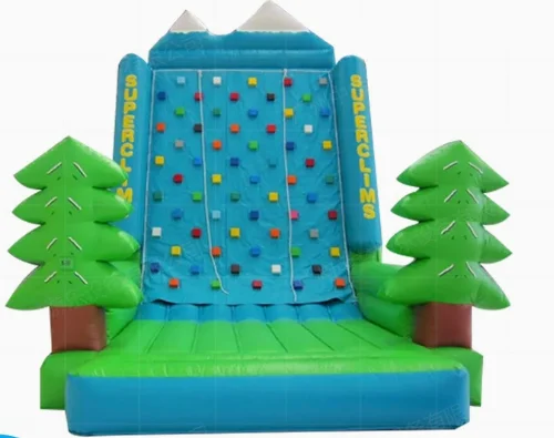 HOT SALE Factory Play Ground Equipment Climb Mountain Outdoor Kids Climbing Wall Interactive Game New Inflatable Climbing Wall