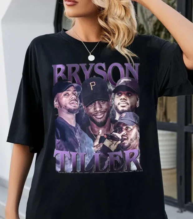 Bryson Tiller Shirt Hip Hop Rap Tee Unisex, Short Sleeves Unisex  High Quality 100%Cotton Short Sleeve