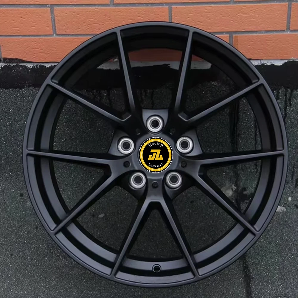 New Jiangzao Alloy Forged Wheel Rims 5x112 5x120 Wheels Car Rims Black Concave  18 19 20 Inch for M3 M5 E60 763M F87 M2