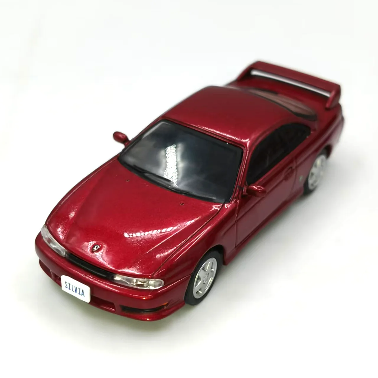 دييكاست 1:64 مقياس DM حاوية سيلفيا S14 سبيكة سيارة نموذج تحصيل لعبة هدية تذكارية عرض حلية