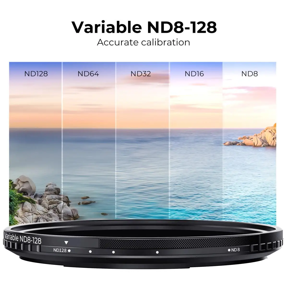 K&F Concept 67mm Magnetic ND8 to ND128 Filter 72mm 82mm Variable ND Neutral Density Filter NANO-X 49mm 52mm 55mm 58mm 62mm 77mm