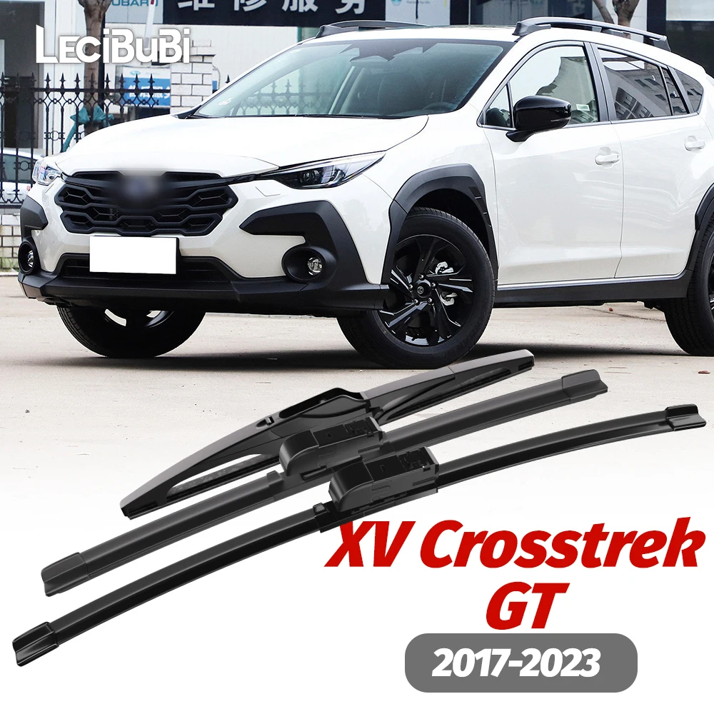 1 Satz vordere und hintere Scheibenwischerblätter Scheibenwischer für Subaru XV Crosstrek GT 2017–2023 2018 2019 2020 Zubehör