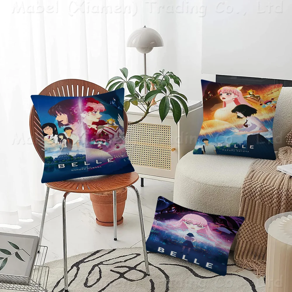 Anime B-Belle Cushion Cover Inches Farmhouse Decor Home Throw Pillow Covers For Couch Decorations