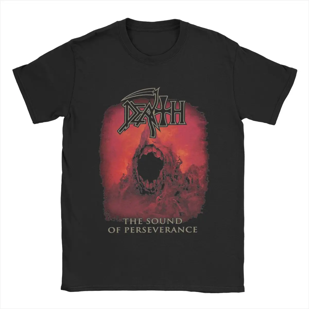 Band Death The Sound Of Perseverance T Shirt Merchandise for Men Women Cotton Fun Tee Shirt Short Sleeve Clothing All Seasons